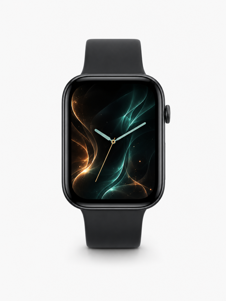Black Smartwatch Nebula Dial