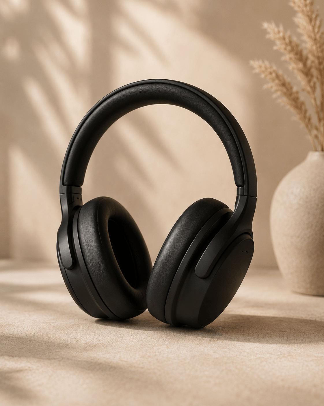 Black Wireless Over Ear Headphones
