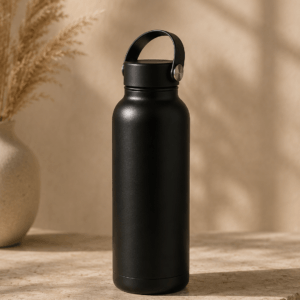 Matte Black Water Bottle