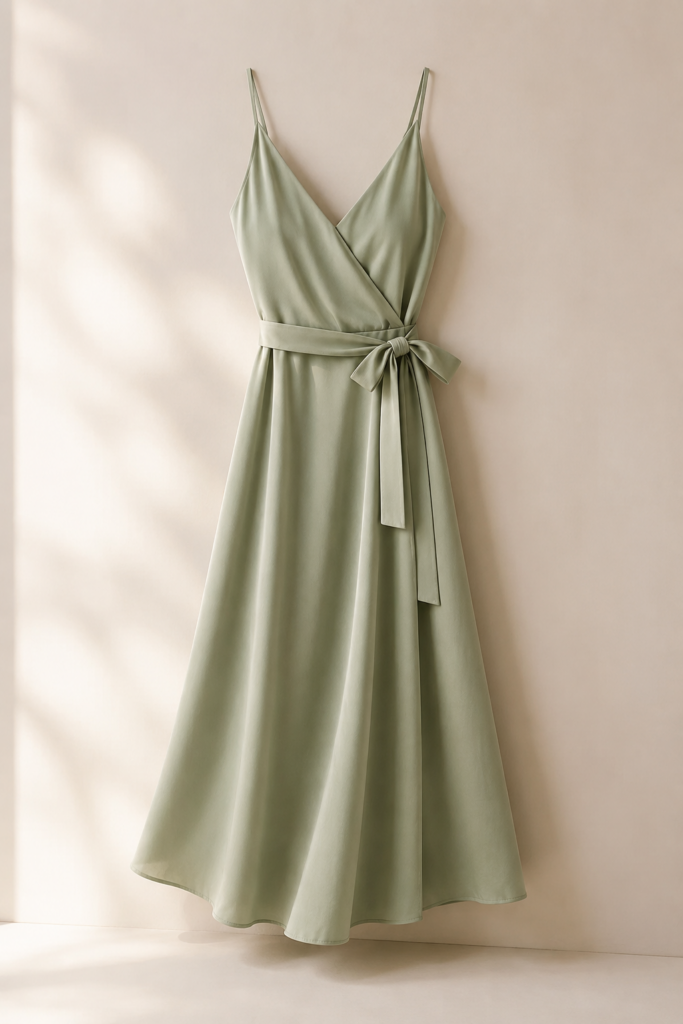 Sage Green Midi Dress
