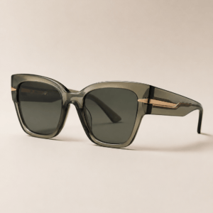 Smoke Gray Square Sunglasses