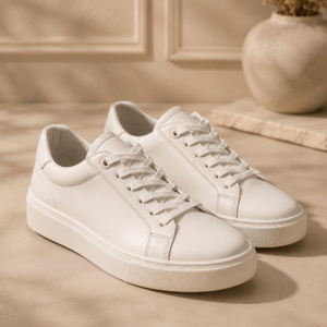 White Leather Sneakers